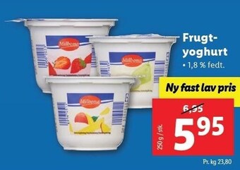 Lidl Frugtyoghurt tilbud