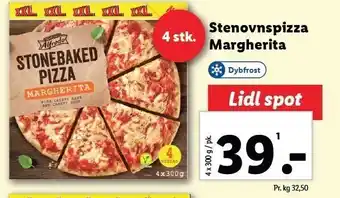 Lidl Stensovnspizza margtherita tilbud