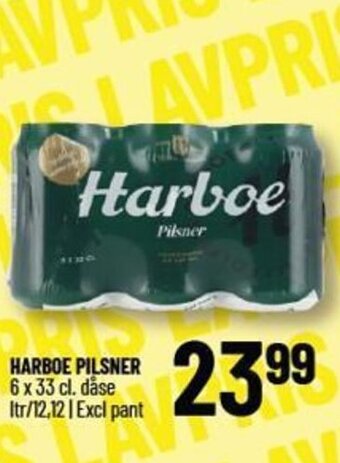 Løvbjerg HARBOE PILSNER 6 x 33 cl. tilbud