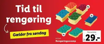 Lidl Vileda rengøringssvamp tilbud