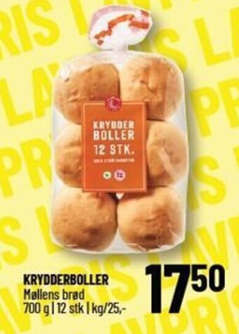 Løvbjerg KRYDDERBOLLER Møllens brød tilbud