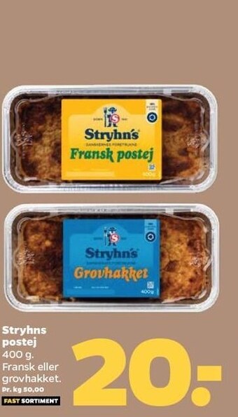 Netto Stryhns postej tilbud