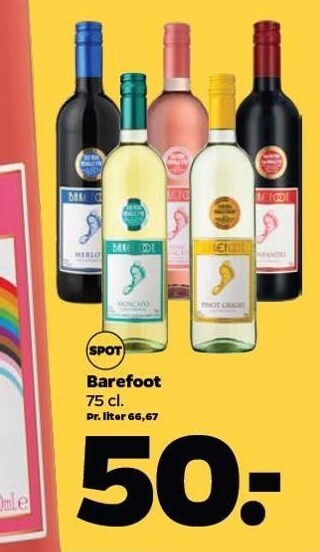 Netto Barefoot tilbud