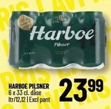 Løvbjerg Harboe pilsner tilbud