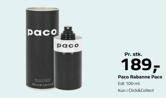Fleggaard Paco Rabanne Paco Edt 100 ml. tilbud