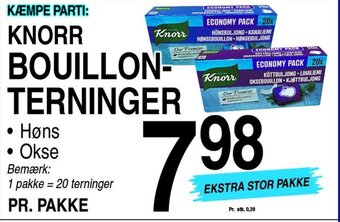 ABC Lavpris KNORR BOUILLON-TERNINGER tilbud