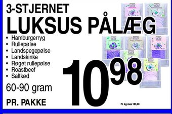 ABC Lavpris 3-STJERNET LUKSUS PÅLÆG tilbud