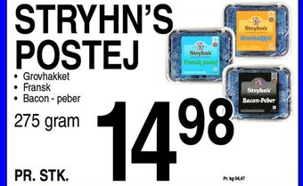 ABC Lavpris STRYHN'S POSTEJ tilbud