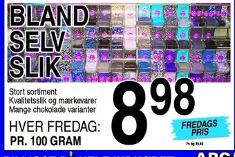 ABC Lavpris BLAND SELV SLIK tilbud
