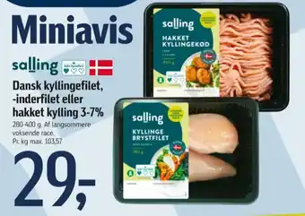 Føtex Salling hakket kylling tilbud