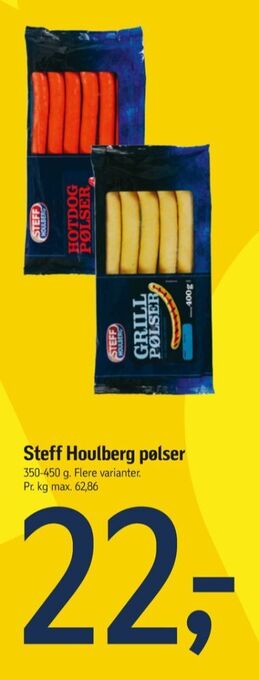 Steff houlberg grillpølser