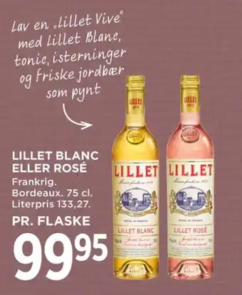 MENY Blanc aperitif tilbud