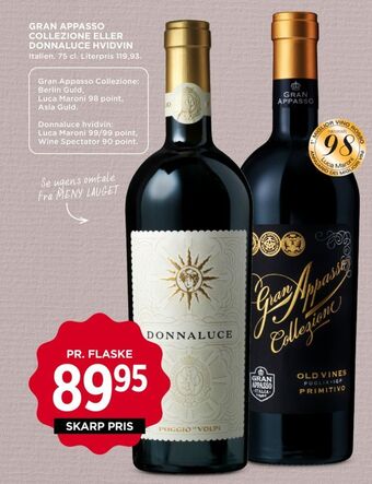 MENY Ukendt italiensk rødvin tilbud