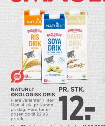 MENY Naturli' risdrik tilbud