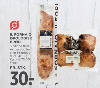 MENY Jalm & b artisanboller tilbud