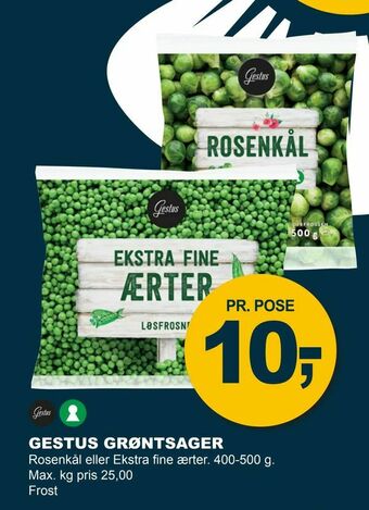Let-Køb Gestus grøntsager tilbud