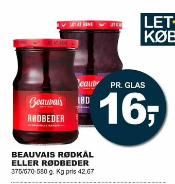 Let-Køb Beauvais rødkål eller rødbeder tilbud