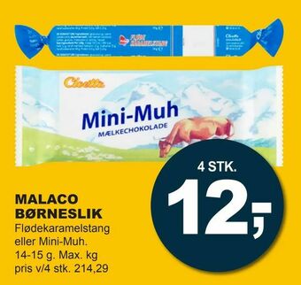 Let-Køb Malaco børneslik tilbud