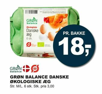 Let-Køb Grøn balance danske økologiske æg tilbud