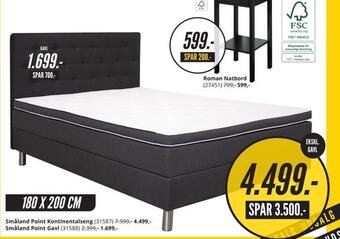 My Home Småland point kontinentalseng tilbud