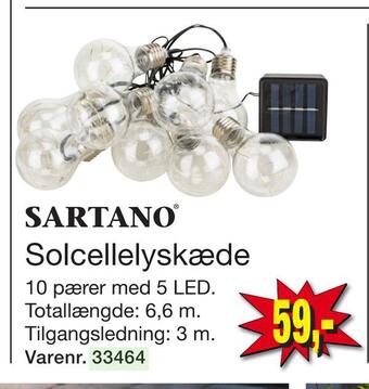 Harald Nyborg Solcellelyskæde tilbud