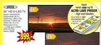 Harald Nyborg 32 hd d-led tv tilbud