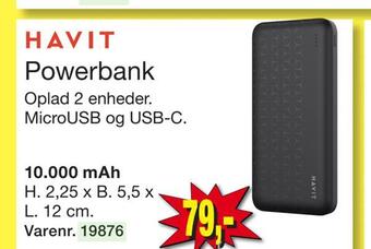 Harald Nyborg Powerbank tilbud