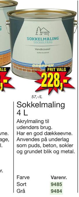 Harald Nyborg Sokkelmaling tilbud