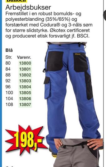 Harald Nyborg Arbejdsbukser tilbud
