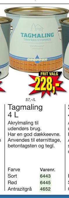 Harald Nyborg Tagmaling tilbud
