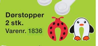 Harald Nyborg Dørstopper 2 stk. tilbud