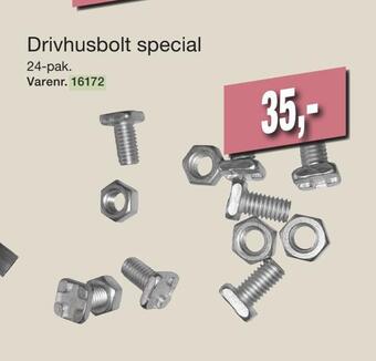 Harald Nyborg Drivhusbolt special tilbud