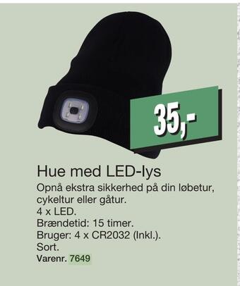 Harald Nyborg Hue med led-lys tilbud
