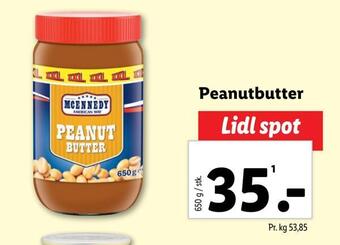 Lidl Peanutbutter tilbud