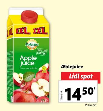 Lidl Æblejuice tilbud
