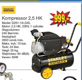 Fatmax kompressor