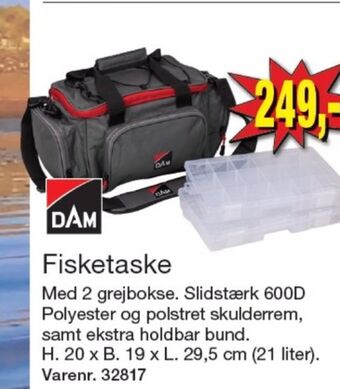 Harald Nyborg Dam fisketaske tilbud