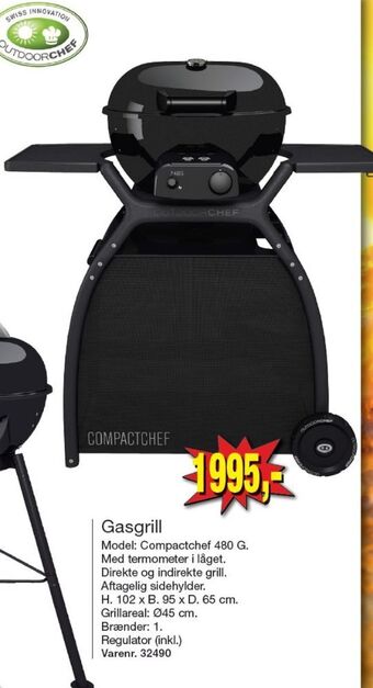 Harald Nyborg Outdoorchef gasgrill tilbud