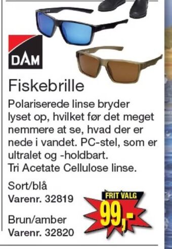 Harald Nyborg Dam fiskebriller tilbud