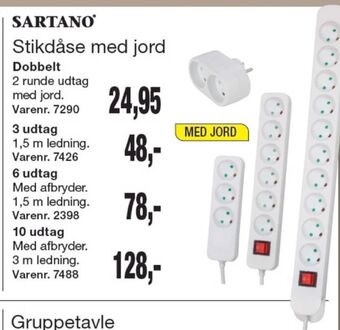 Harald Nyborg Sartano stikdåse tilbud