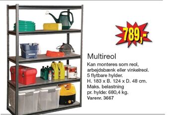 Harald Nyborg Ukendt stålreol tilbud