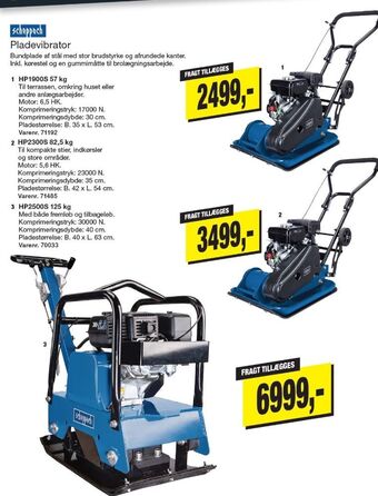 Harald Nyborg Scheppach pladevibrator tilbud