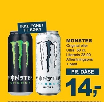 Let-Køb Monster tilbud