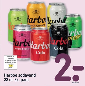 REMA 1000 Harboe sodavand tilbud