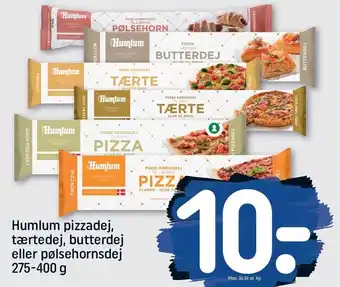 REMA 1000 Humlum, pizzadej, tærtedej, butterdej eller pølsehornsdej tilbud