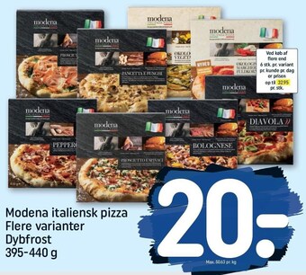REMA 1000 Modena italiensk pizza tilbud