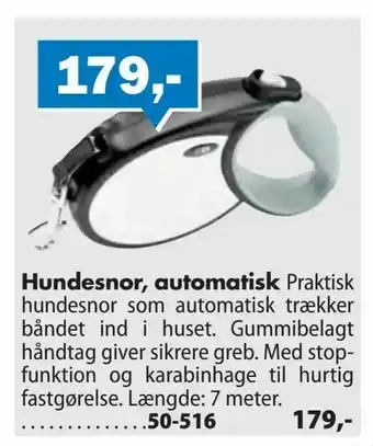 Biltema Hundesnor, automatisk tilbud