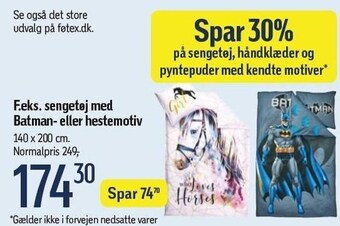 Spar 30% på sengetøj, håndklæder og pyntepuder med kendte motiver