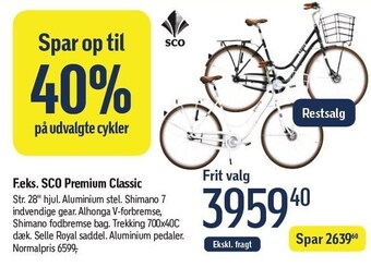 Føtex Spar op til 40% på udvalgte cykler tilbud