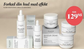 Matas Forkæl din hud med effekt PLAISIR ANSIGTSCREME, SERUM OG ØJENCREME tilbud